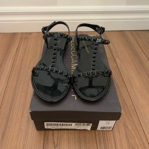 Rebecca Minkoff studded jelly sandals